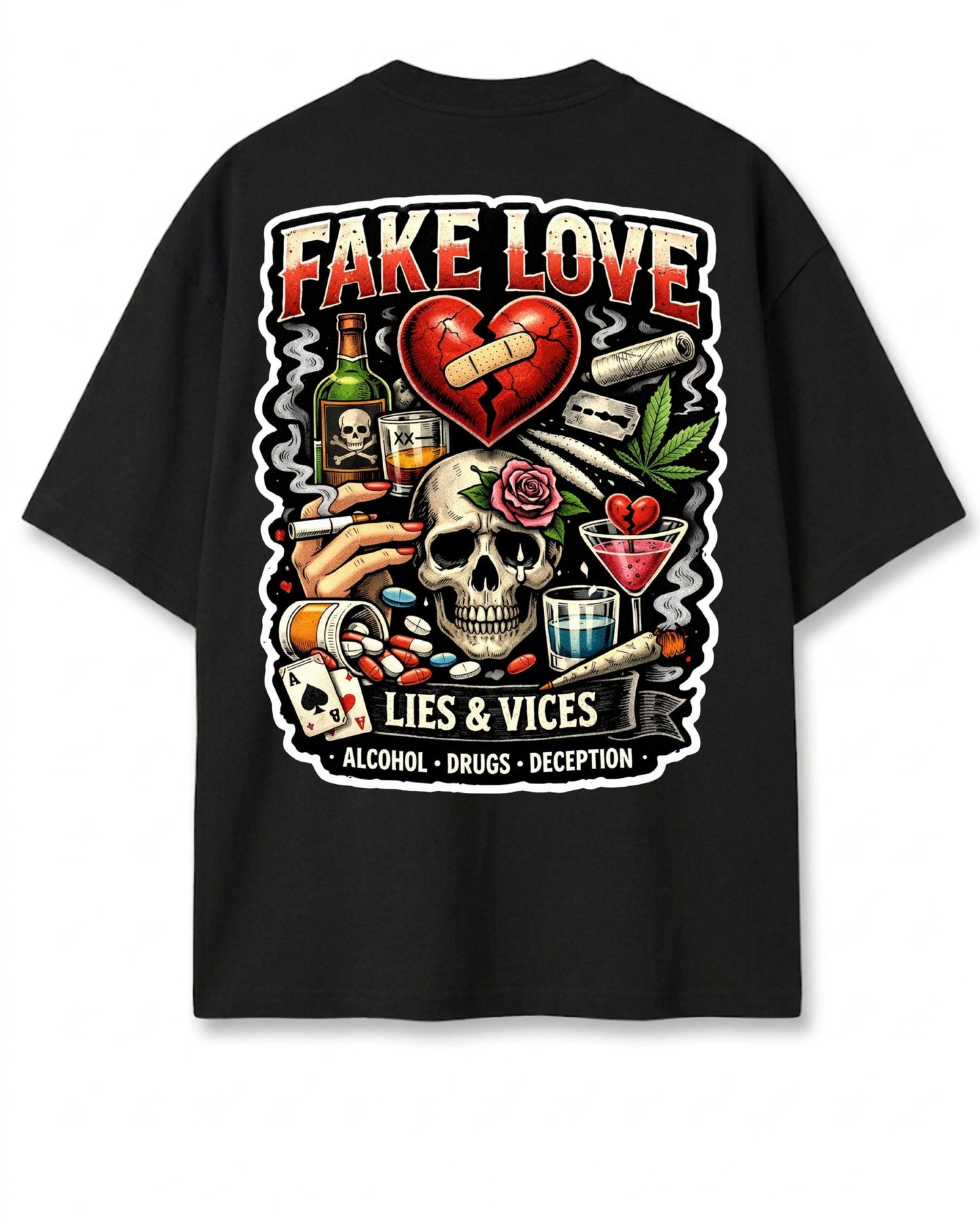 Fake Love Oversized T-Shirt
