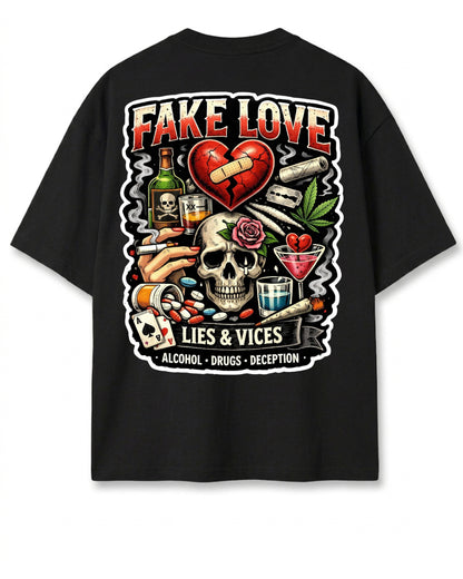 Fake Love Oversized T-Shirt