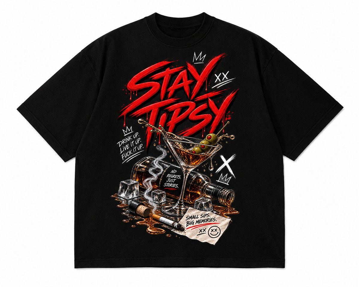 Stay Tipsy Oversized T-Shirt