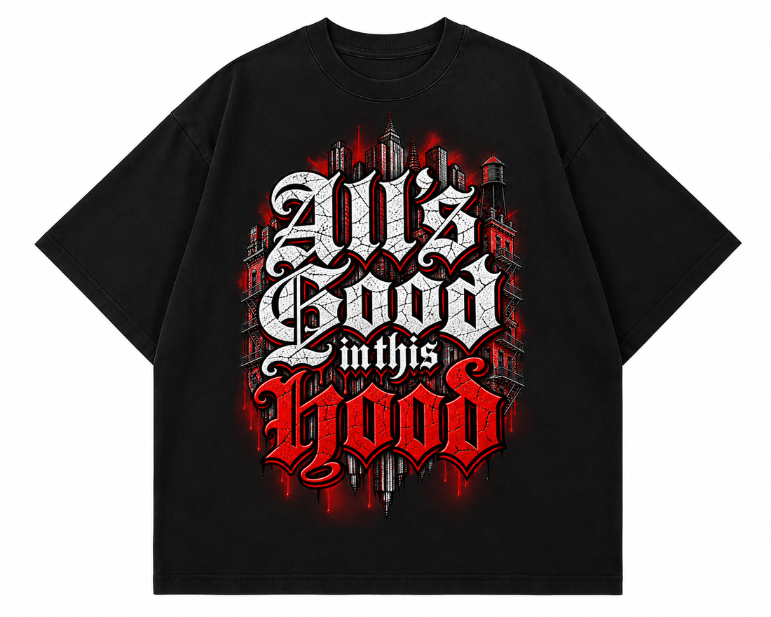 All's Good In This Blood Oversized T-Shirt