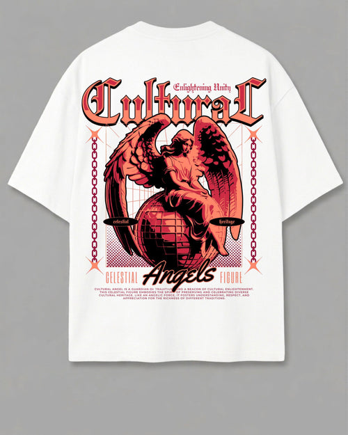 Cultural Angel Oversized T-Shirt