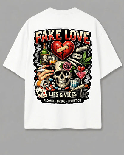 Fake Love Oversized T-Shirt