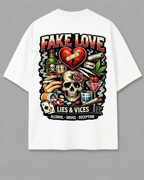 Fake Love Oversized T-Shirt