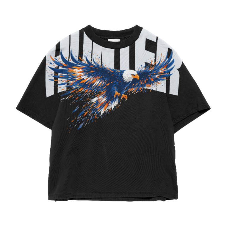 Hunter Oversized Puff Print T-Shirt