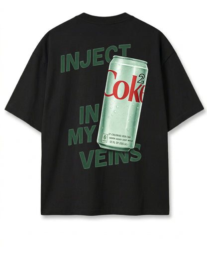Inject Coke In My Veins Oversized T-Shirt