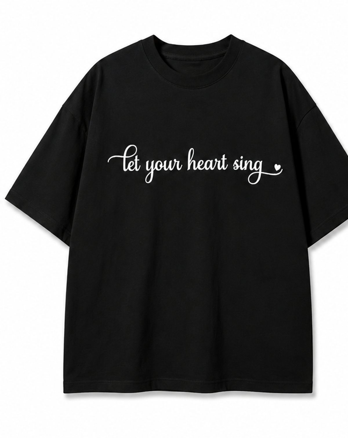 Let Your Heart Sing Oversized T-Shirt