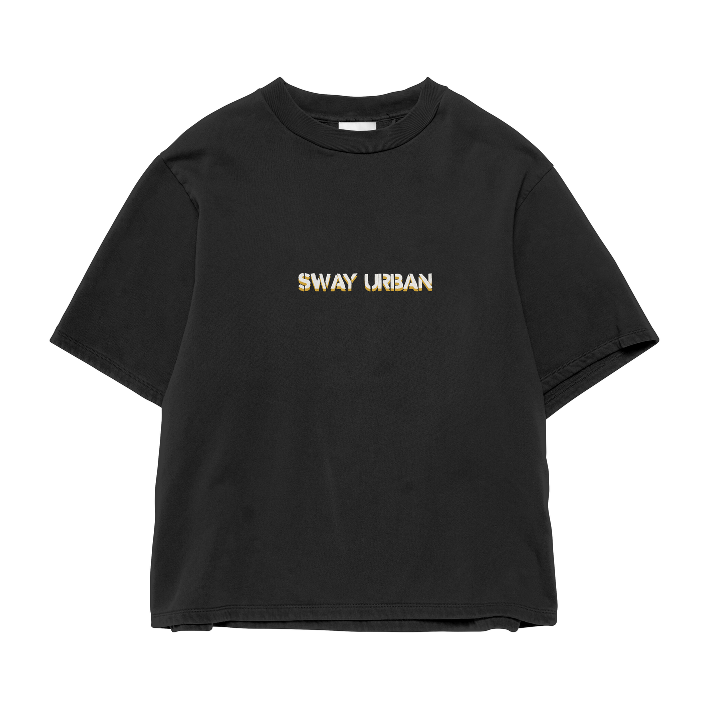 Staying Focus Oversized Puff Print T-Shirt