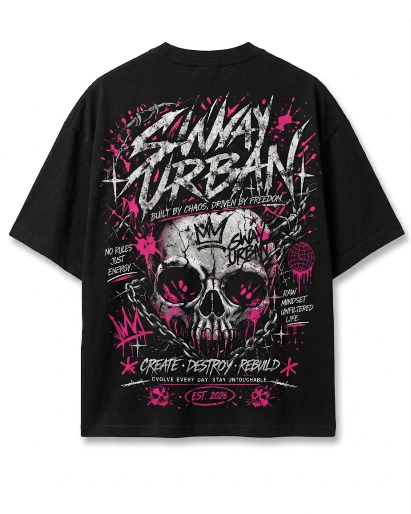 SU Built By Chaos Oversized T-Shirt