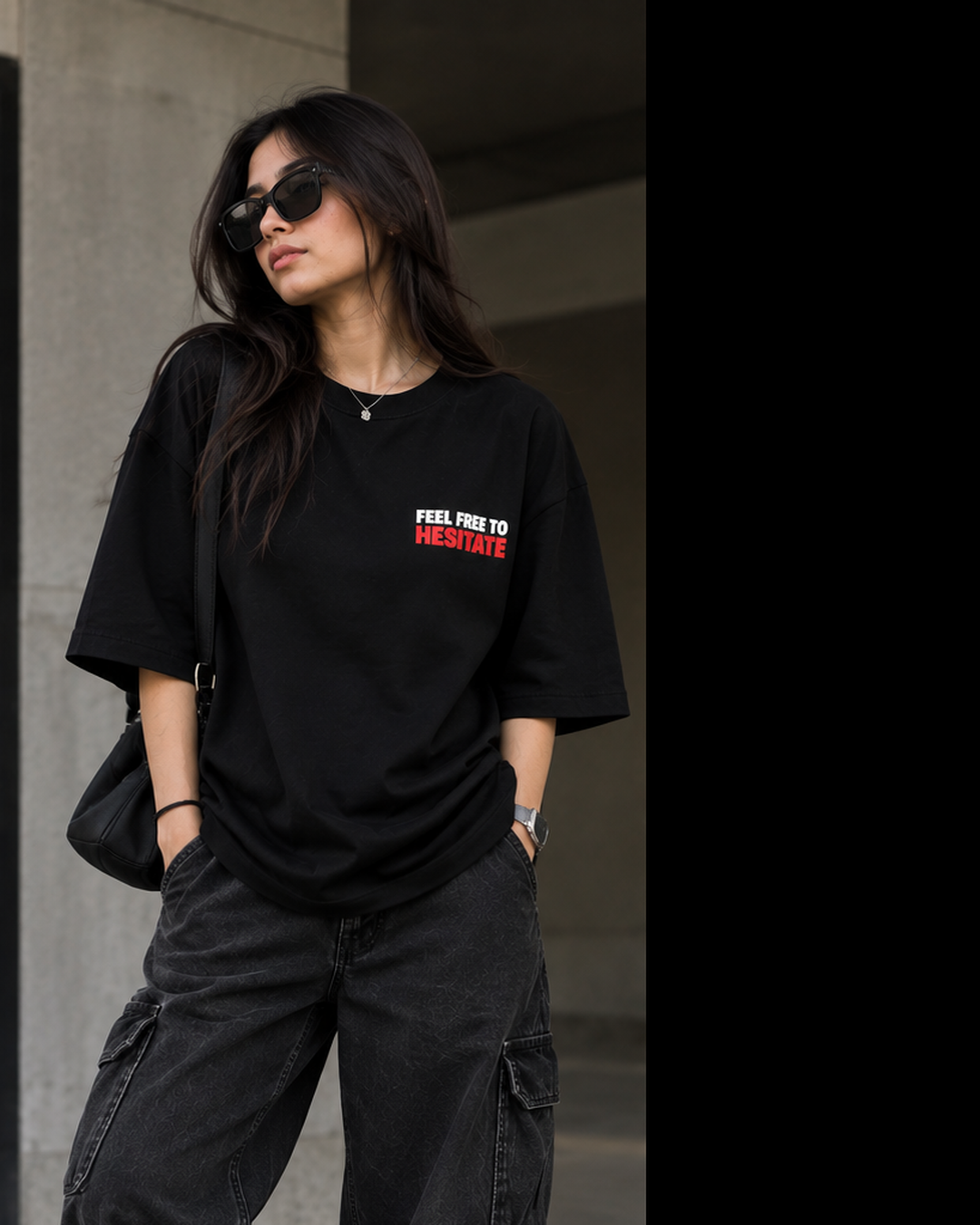 Feel Free To Hesitate Oversized T-Shirt