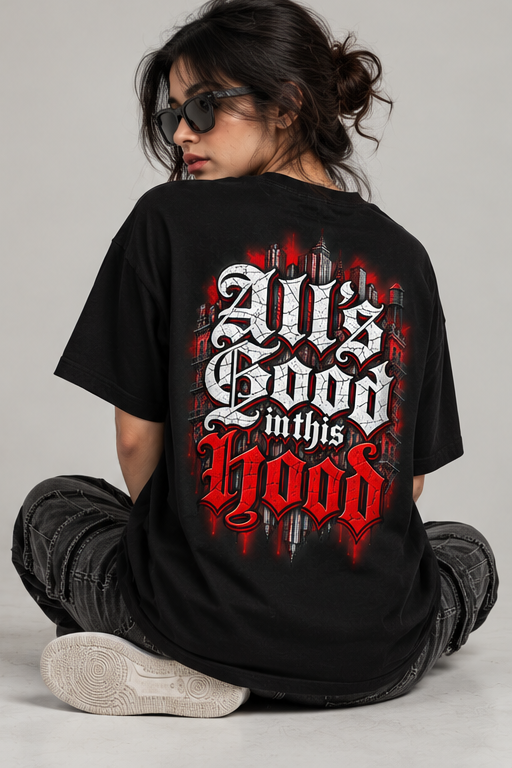All's Good In This Blood Oversized T-Shirt