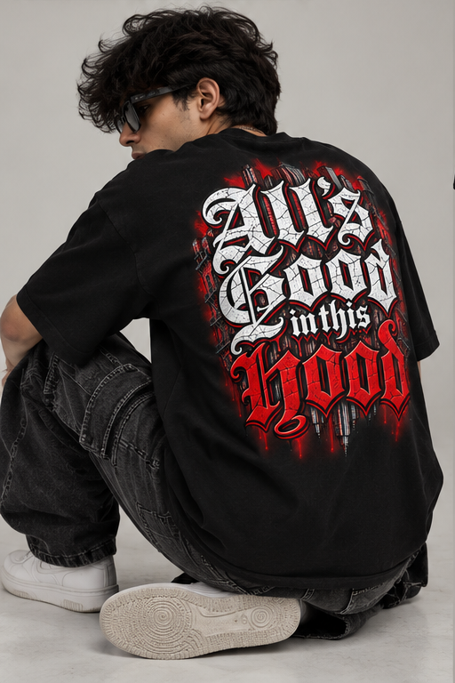 All's Good In This Blood Oversized T-Shirt
