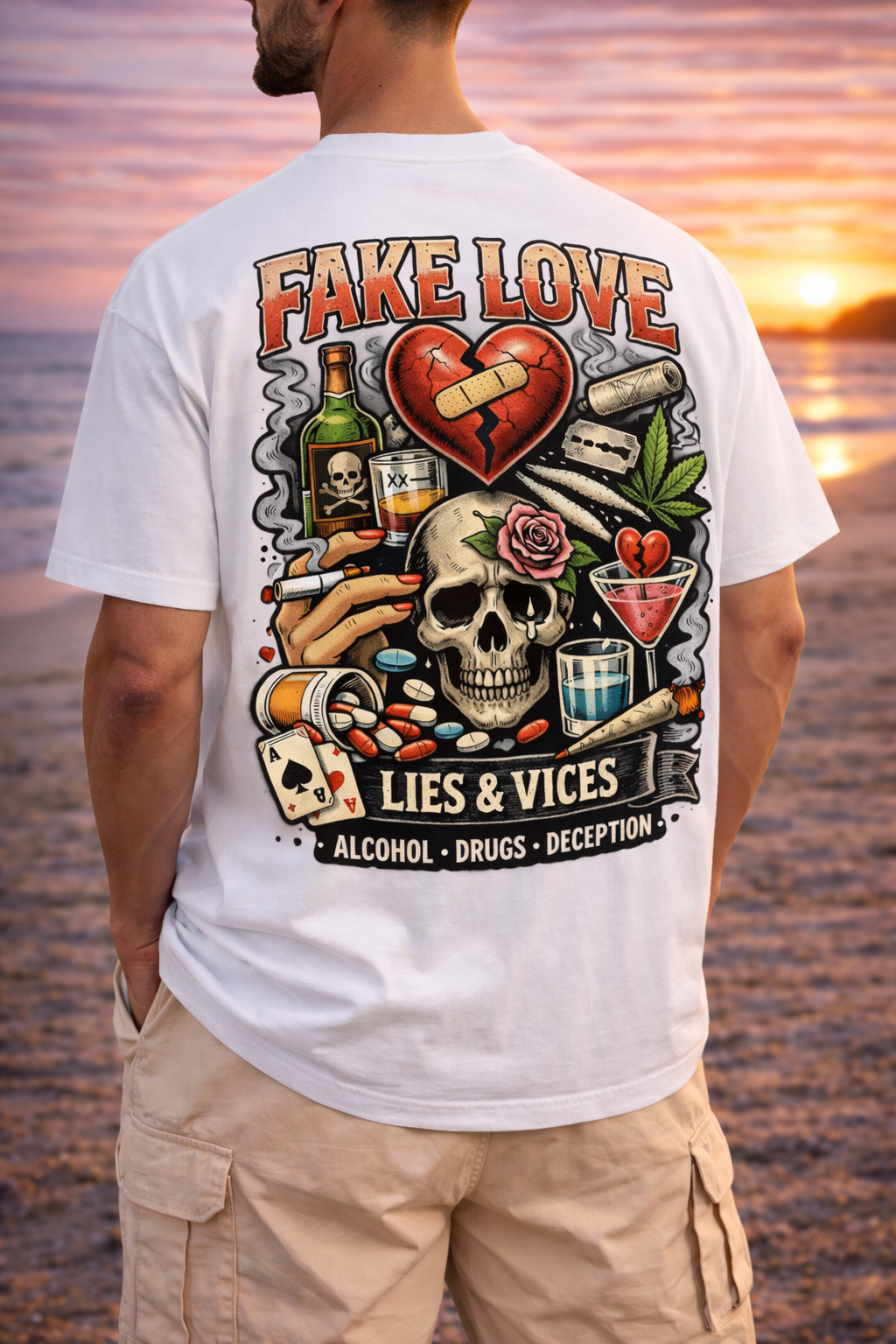 Fake Love Oversized T-Shirt