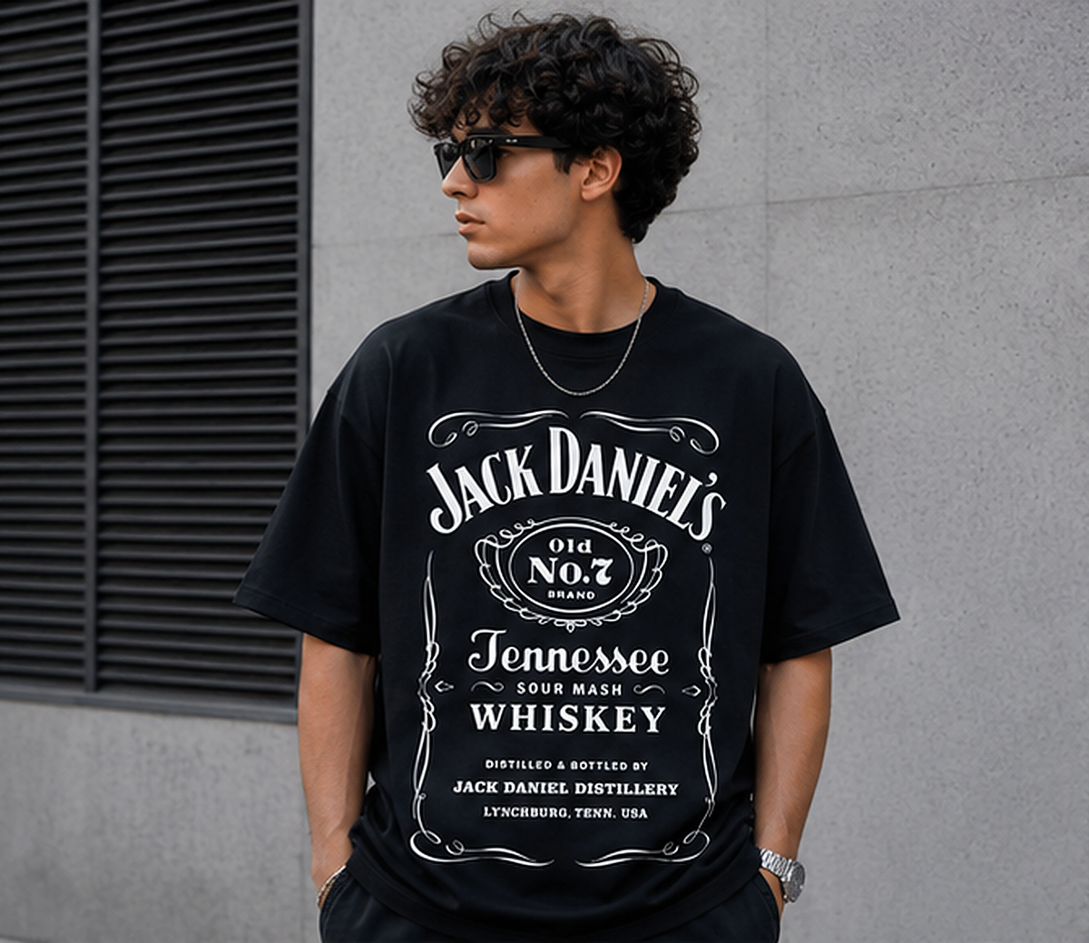 Jack Daniel's Oversized T-Shirt