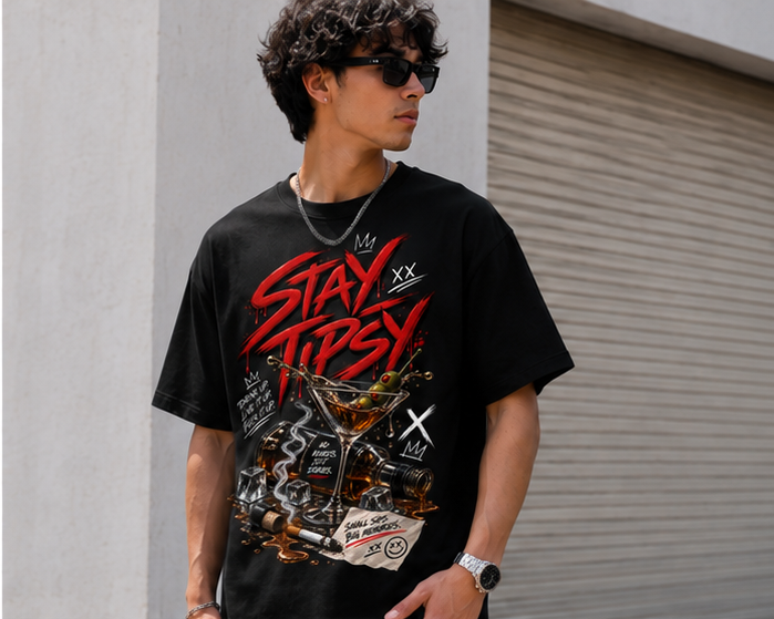 Stay Tipsy Oversized T-Shirt